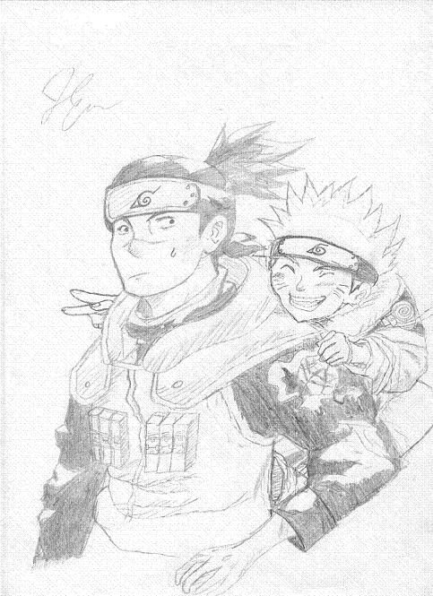 Naruto And Iruka
