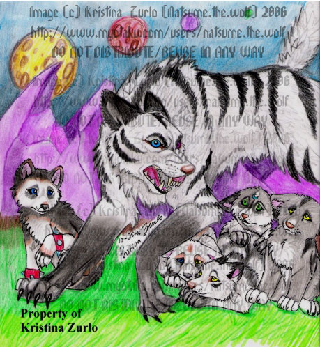 Natsume,the.wolf Protecting Her Pup