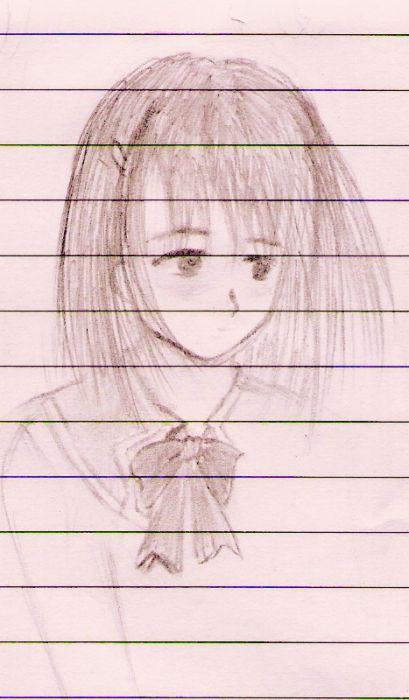 Gal On Foolscap Paper