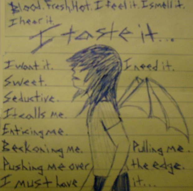 Bloodlust:  Jacob (1st Sketch)