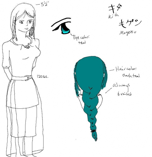 Kita Mogetsu Concept lineart