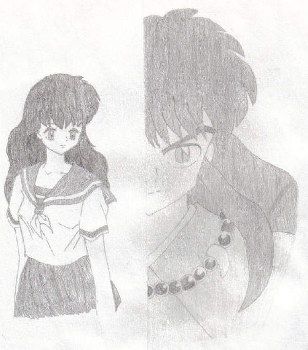 Human Inuyasha W/Kagome