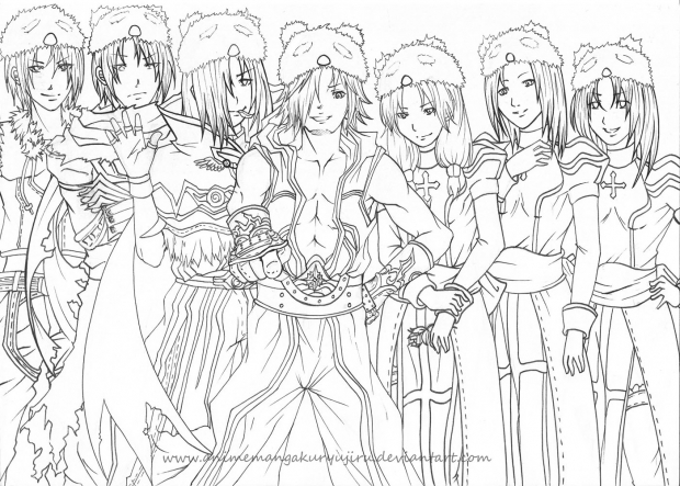RO-YAN Guild Lineart