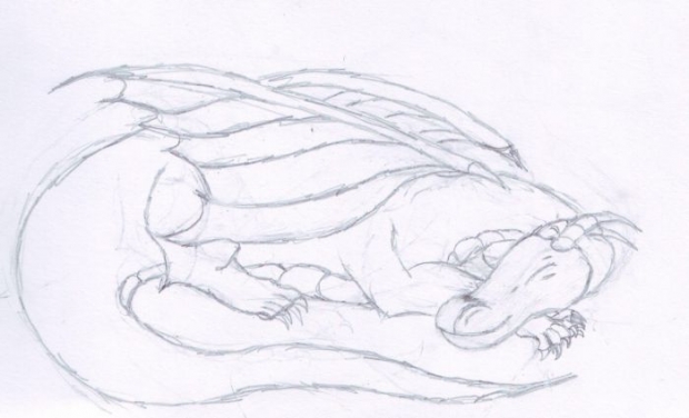 Sleepy Dragon, Awww ^^