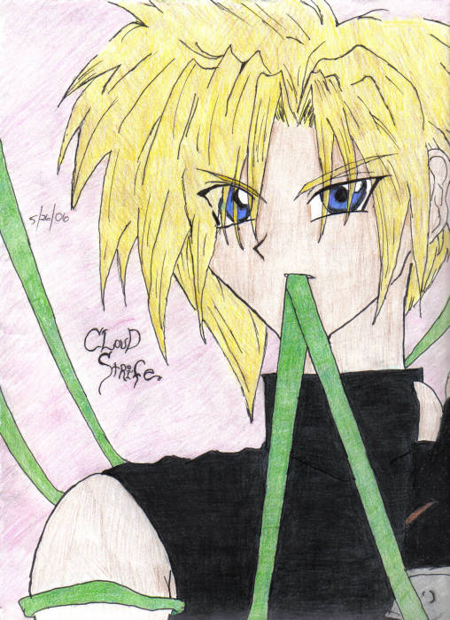 Cloud And His Pretty Green Ribbon