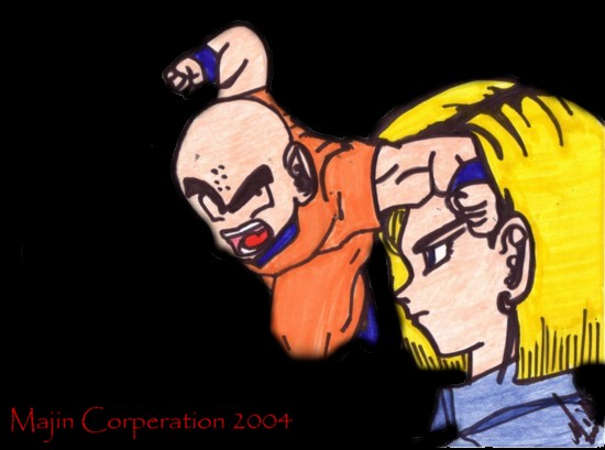 Krillin And Android 18