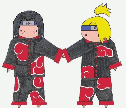 Itachi X Deidara In Pajams