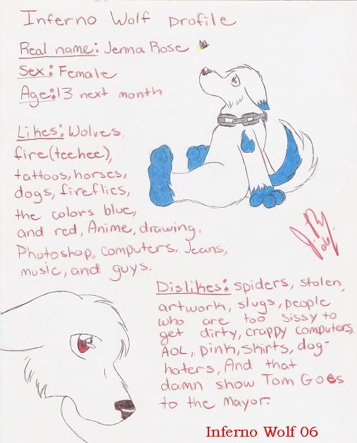 Inferno Profile Sheet