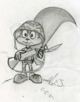 Squirrel Soldier*conkersbadfurday*