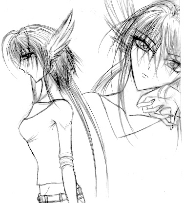 Ami 1st Drawing Sketch