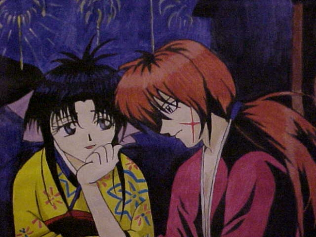 Kenshin and Kaoru