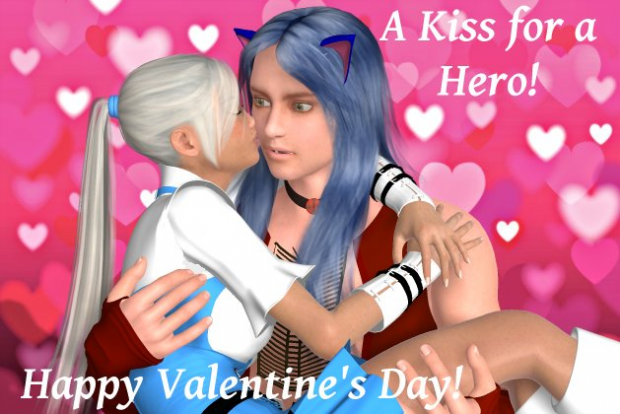 A Kiss for a Hero, Happy Valentine's Day