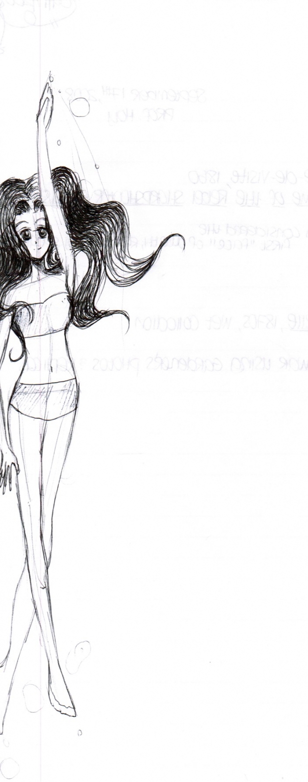 Michiru [bka Sailor Neptune] swimming !