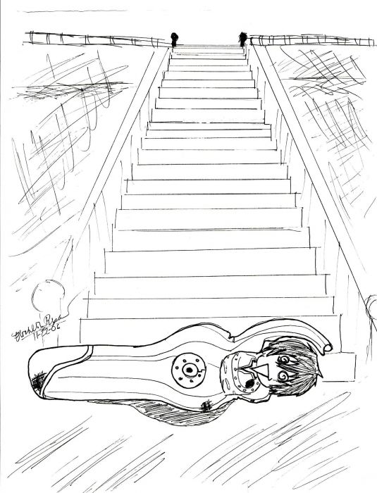 Legato Has Fallen Down The Stairs!