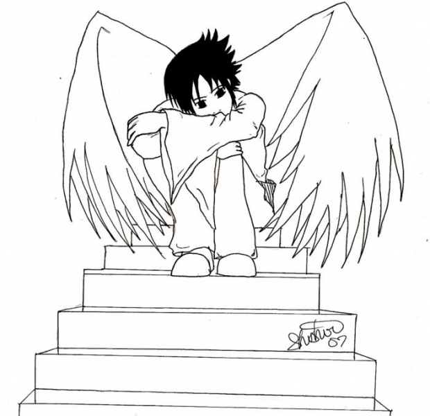 Winged Sasuke