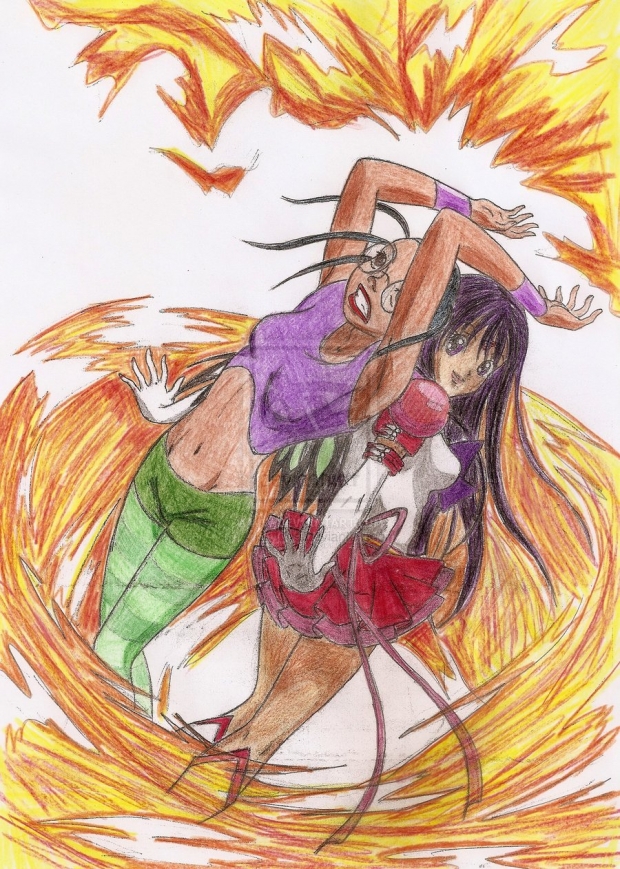 Fire priestess - color