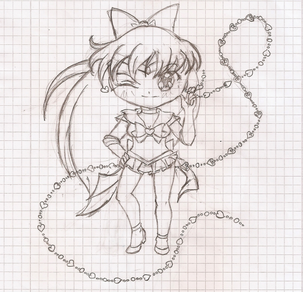 Sketch Chibi Sailor Venus