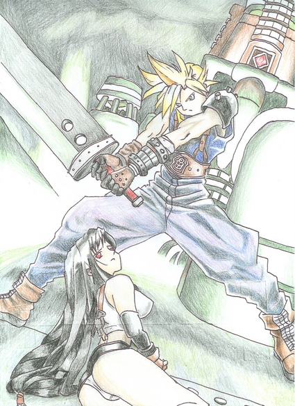 Cloud And Tifa