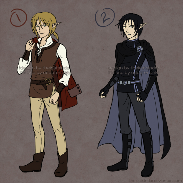 Adoptables set 1 - Elves