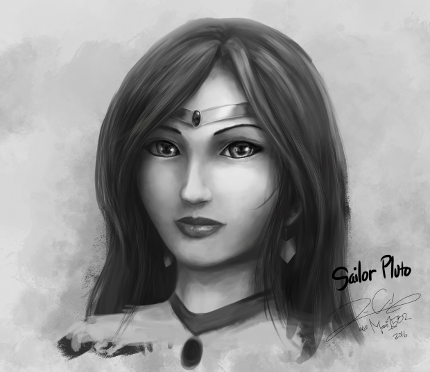 Sailor Pluto Portrait
