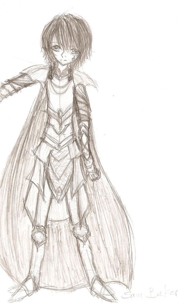 Sammie in pretty armour. ^ ^