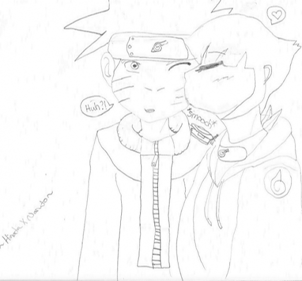 Hinata Smooching Naruto ^.^