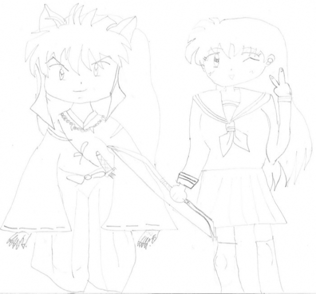 Inu And Kagome ^^
