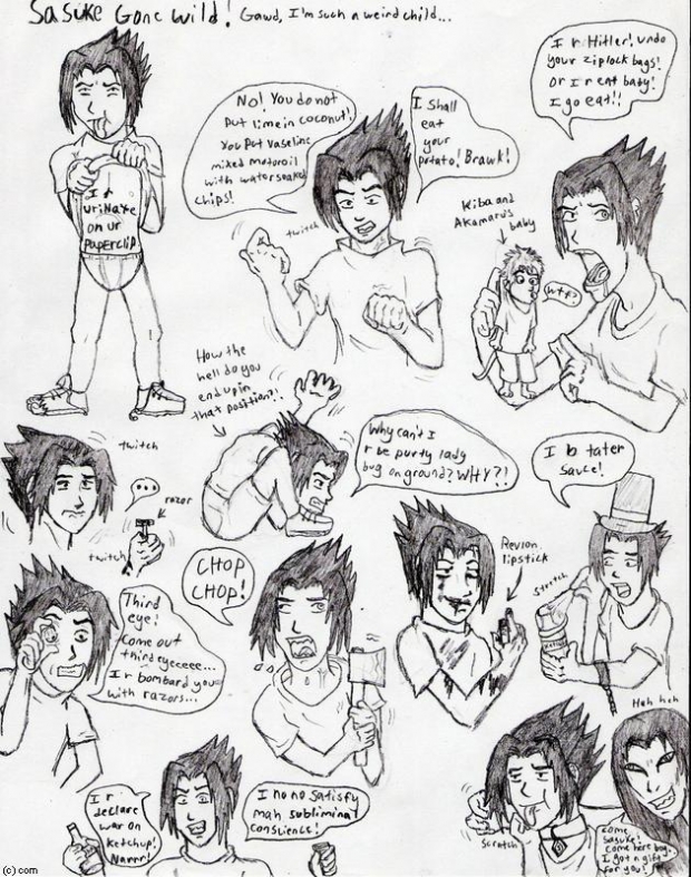 Psycho Sasuke.
