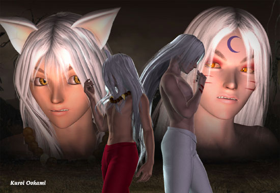 3d Inuyasha & Sesshomaru