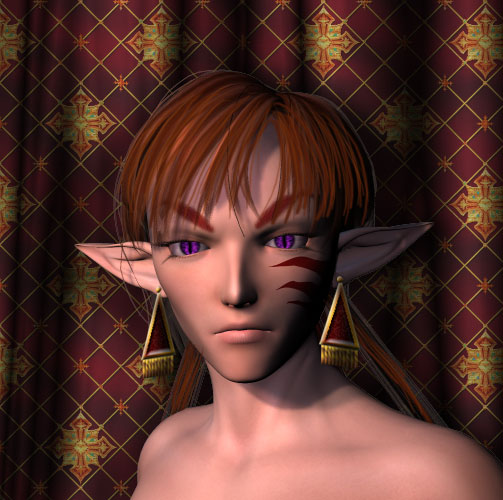 3d Kougaiji - Wip Closeup