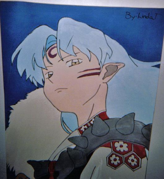 Sesshomaru Painted Poster