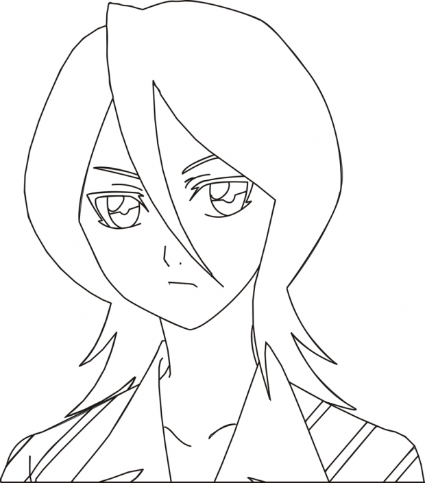 Rukia Lineart