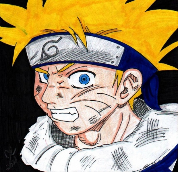 Angry Naruto (colored)
