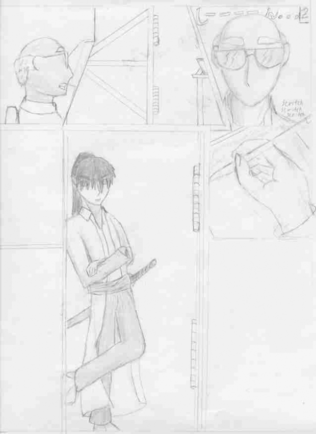 Streaked Silver Manga Proof