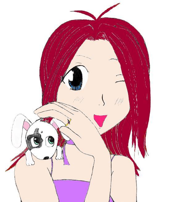 Cute Bunny (colored)