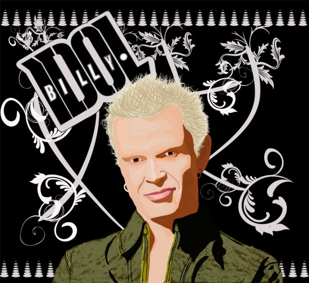 Billy Idol Vector Art