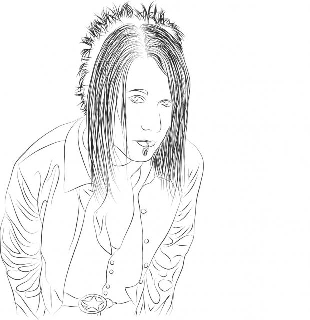 Wednesday 13 Line Art