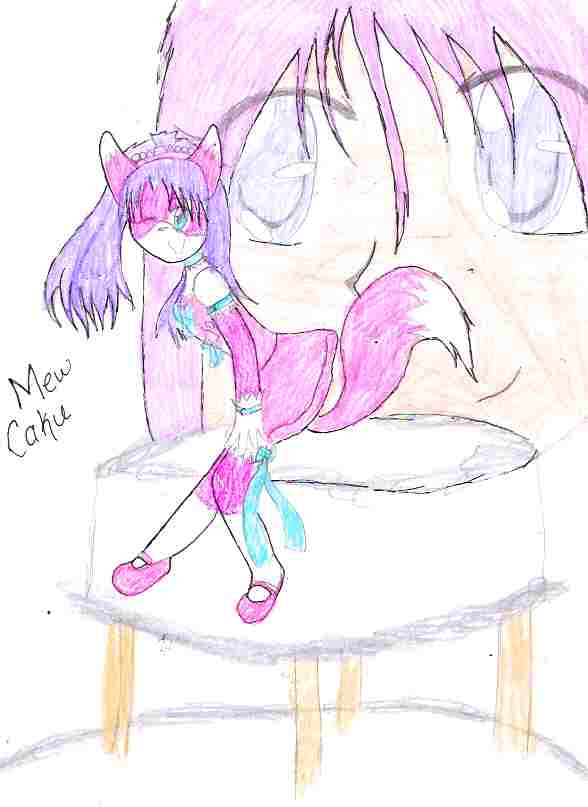 Art Trade: Mew Cake