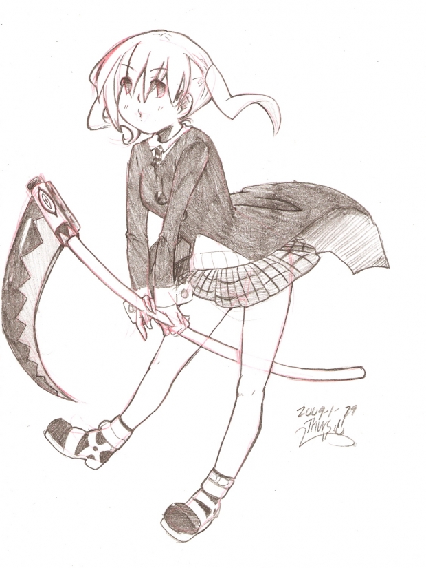 Ossu~  Maka-chan