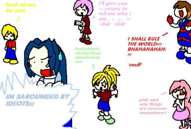 Rain Is Sarounded By Ideots