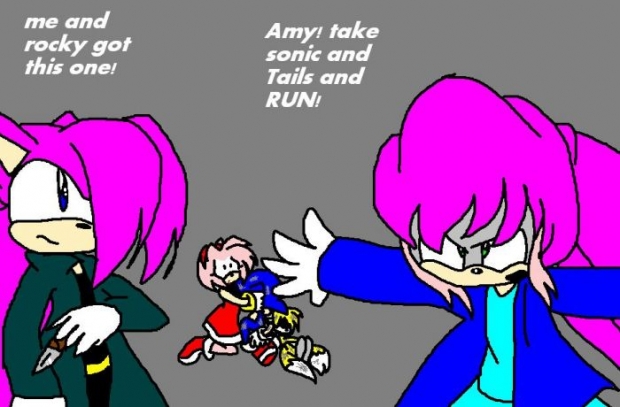 Rocky And Sunset To The Rescue