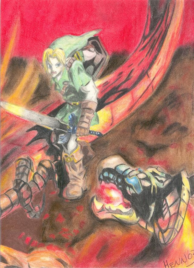 Link And Volvagia