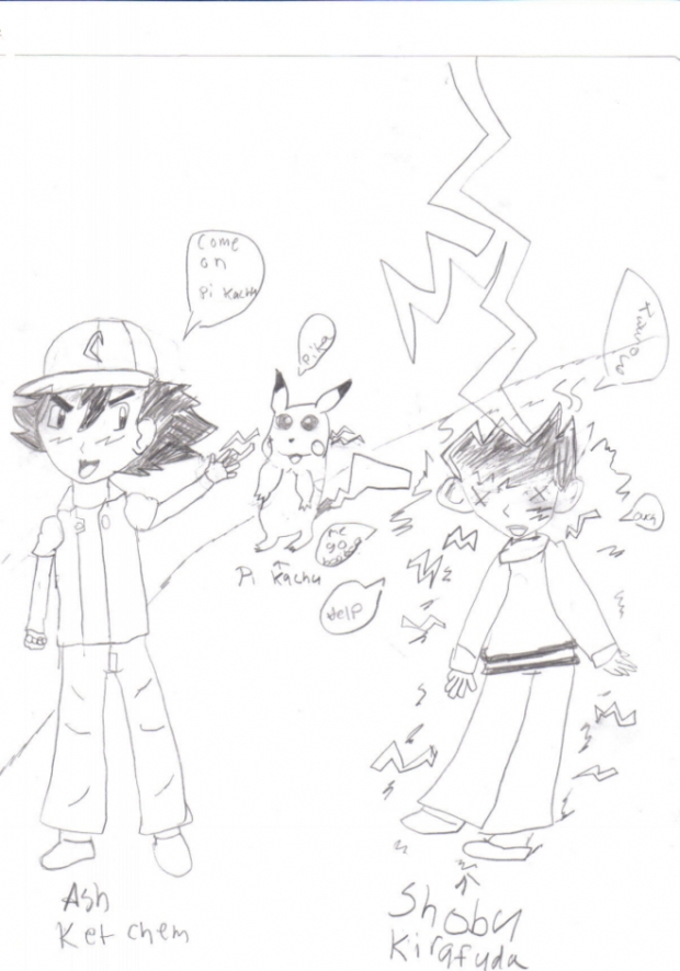 Pikachu Zaping Shobu ^^