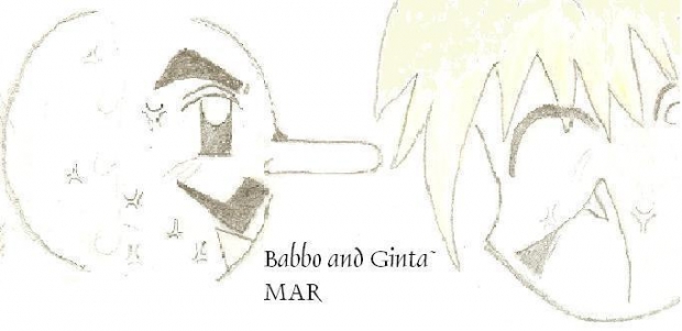 Babbo And Ginta Having A Staredown~
