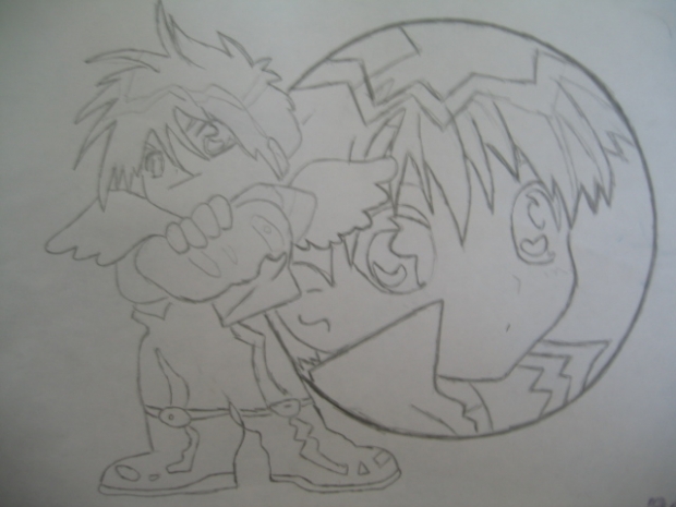 Chibi Dark And Daisuke!!! Very Firs