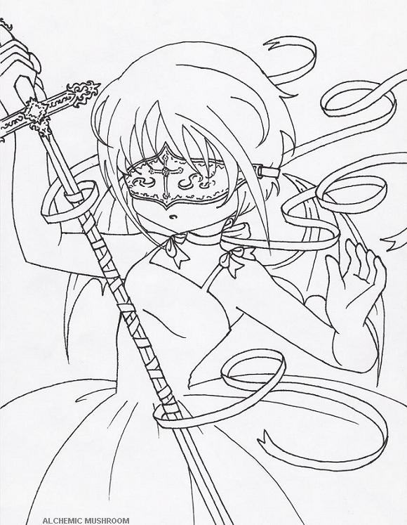 crestfallen line art