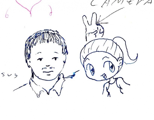 me and my dad doodle