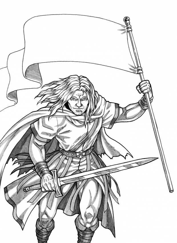 Merowing Raw Lineart