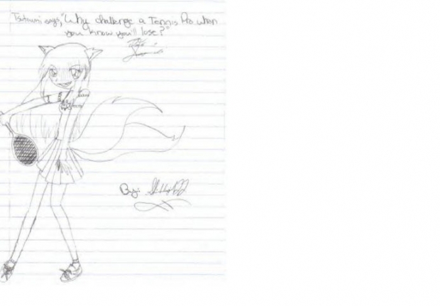 Tsutsumi Playin Tennis