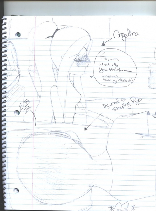 Pyro And Angelina Dyers:my X-men Oc